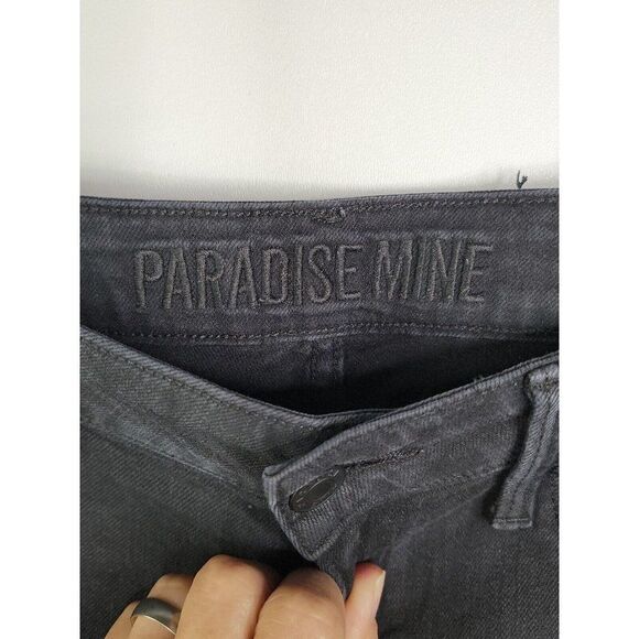 Paradise Mine Women's Skinny Jeans Size 27 Dark Wash Black Denim 29X30 - Picture 5 of 12